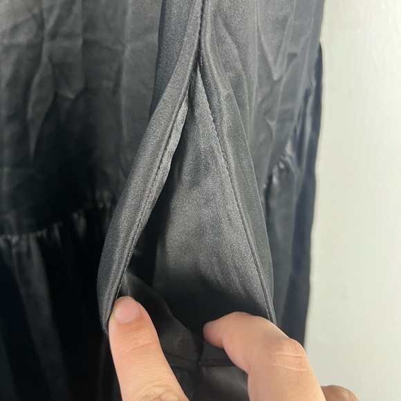 Cecilie Bahnsen Annabella Black Silk Dress size 4 - Picture 11 of 11